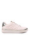 Nova Quilted White Women's Sneakers with Silver Detail - 2