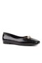 Miranda Vegan Leather Women's Ballerinas with Chain Detail, Stylish Casual Shoes - 4