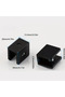 4pcs 4pcs Space Aluminum Glass Clamps Shelves Holder Corner Bracket Clamp Aluminum Square Glass Clip - 4