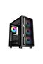 علبة كمبيوتر ألعاب Trident IV-M POWERFORGE Series متوسطة الحجم مزودة بوحدة تزويد طاقة بقدرة 750 واط مثبتة مسبقًا - 4