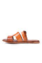 Lion Genuine Leather Buckled Women Sandals - 4