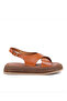 Layla Women's Leather Sandals High Heels Buckled - 2