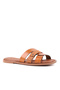 Clar Genuine Leather Knitted Detail Women Slipper - 4