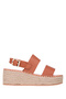 Max Wicker Filled Sole Genuine Leather Women's Sandals Platform Stylish Summer Comfortable Casual - 3