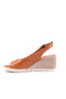 Lisa Genuine Leather Wedge Heel Women's Sandals - 3