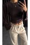 Modal Fabric Gathered Detail Wide Sleeve Blouse - 7