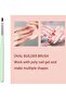Nail Art Brush Set,6 Pieces Professional Nail Design Painting Brushes,Liner and Dotting Tools - 5