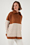 Acrylic Half Zipper Collar Knitwear Sweater Women's Sweater 4615221 - 5