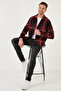 Plaid Long Sleeve Slim Fit Winter Shirt Men's Shirt Cf21W112844 - 4