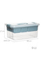 1311-1 5-Compartment Multi-Purpose Organizer Storage Container with Lid Breakfast Set with Lid Green 9Lt - 3