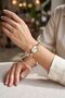 Oval Case Women's Wristwatch Gold Color Pl-1596B1X - 2