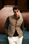Soon Kaz Feather Men's Puffer Jacket Sand