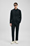 Luıs Spor Men's Blazer Jacket Slim Fit Black - 3