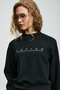 Adriana Women's Knitted Sweatshirt Black - 5