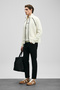 Anton Smart Jean Men's Trousers Slim Fit Black - 4
