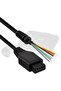 black Cable for Sega Genesis 2 MD 2 Control Cable for Mega Drive 2 Gamepad Controller Extend Cord 9P - 7