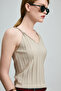 Darla Women's Knitwear Undershirt Beige - 5