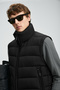 Peter Goose Feather Men's Vest Black