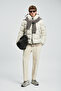 Jacop Goose down Men's Coat Stone - 2