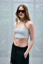 Gigi Women's Knitted Athlete Top Stone - 2