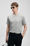 Bran Modern Graphic T-Shirt Gray - 3