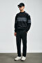 Pieces Men's Sweatshirt Black - 2