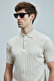 Bold Men's Cotton Sweater Ecru - 3