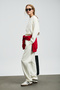 Cessie Knitted Women's Sweatpants Off-White - 4