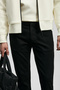 Anton Smart Jean Men's Trousers Slim Fit Black - 5