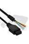 black Cable for Sega Genesis 2 MD 2 Control Cable for Mega Drive 2 Gamepad Controller Extend Cord 9P - 8