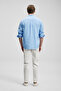 Camon Men's Basic Shirt Regular Fit Blue - 7