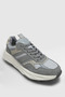 Eduard Men's Leather Sneaker Shoes Gray - 2