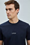 Marcus Modern Graphic T-Shirt Navy Blue - 3