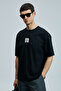 Helıx Modern Graphic T-Shirt Black - 5