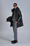 Albert Goose Feather Men's Coat Black