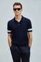 Noah Men's Modal Blend Sweater Navy Blue