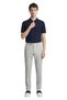 Men's Slim Fit Zippered Knitwear Polo T-Shirt Sergiano - 4