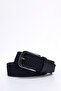 Karman Men's Knitted Belt Navy Blue