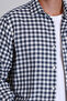 Madrid Men's Basic Shirt Slim Fit Navy Blue - 3