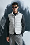 Soon Kaz Feather Men's Puffer Jacket Stone - 3