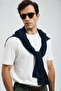 Roland Men's Basic T-Shirt Off-White - 3