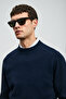 Herman Men's Sweater Navy Blue - 5