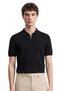 Men's Slim Fit Zippered Knitwear Polo T-Shirt Sergiano