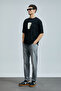 Zeno Smart Jean Men's Trousers Slim Fit Anthracite - 3