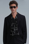 Mex Sports Men's Blazer Jacket Slim Fit Black - 3