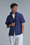Bert Men's Basic Shirt Comfort Fit Cobalt Blue - 3