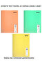 Text Pastel Notebook A4 40 Sheets Lined 3 Pieces