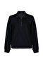 Galerıa Women's Knitted Sweatshirt Navy Blue