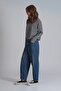 Lotus Women's Denim Mom Fit - High Waist Blue - 4