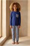 Sweet Dream Boy's Woven Bottom Navy Blue